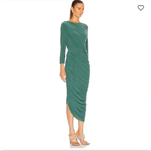 Norma kamali Diana Green Dress - Picture 2 of 6